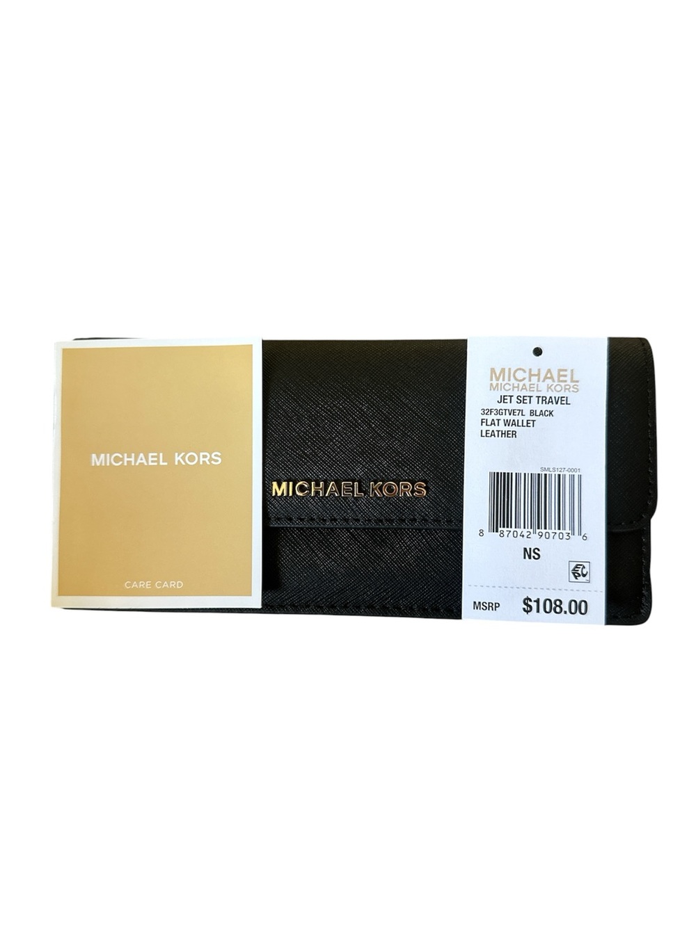 Michael Kors Black Leather Wallet NWT